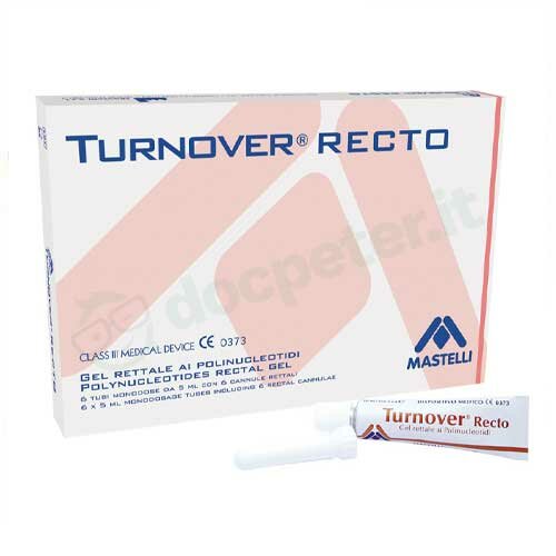 Turnover recto gel rettale 6 tubi da 5 ml