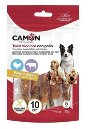 Twist bicolore con pollo 10 cm 70/80 g