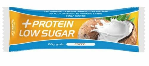 Ultimate barretta+ protein low sugar cocco 60 g