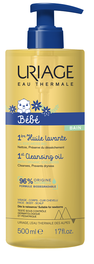Uriage Bébé Olio Detergente Protettivo Bambini Flacone 500 ml