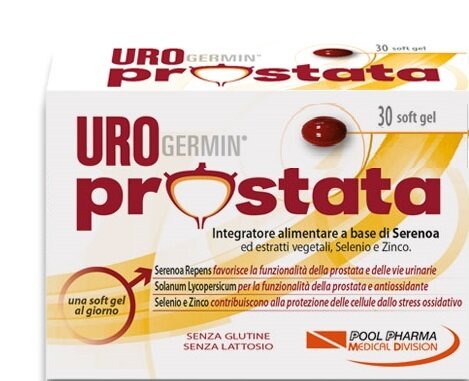 UroGermin Prostata Funzionalità Vie Urinarie 30 softgel