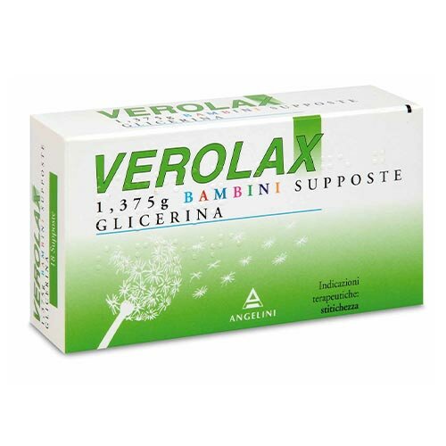 Verolax bambini glicerina 1,375 g 18 supposte
