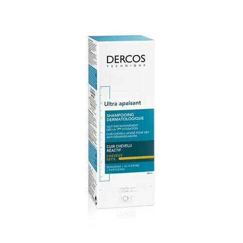 Vichy Dercos Shampoo Ultra Lenitivo Capelli Secchi 200 ml