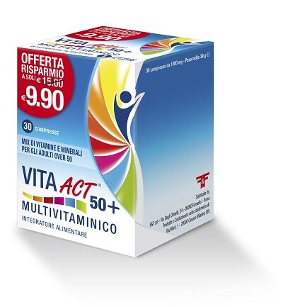 Vita act 50+ multivitaminico 30 compresse