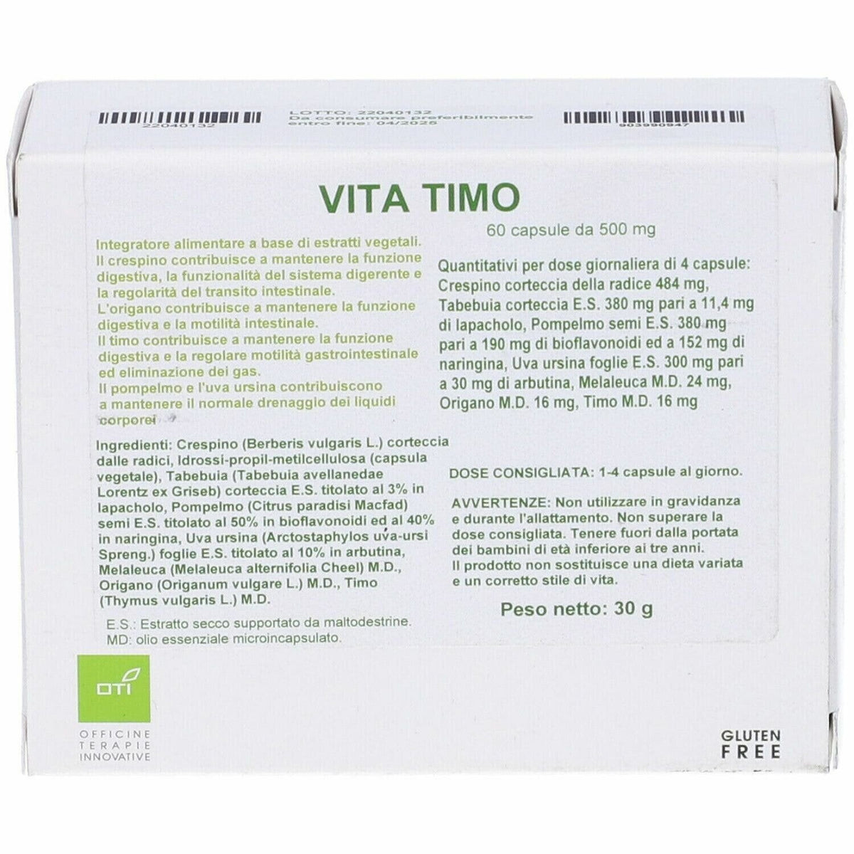 Vita timo 60 capsule