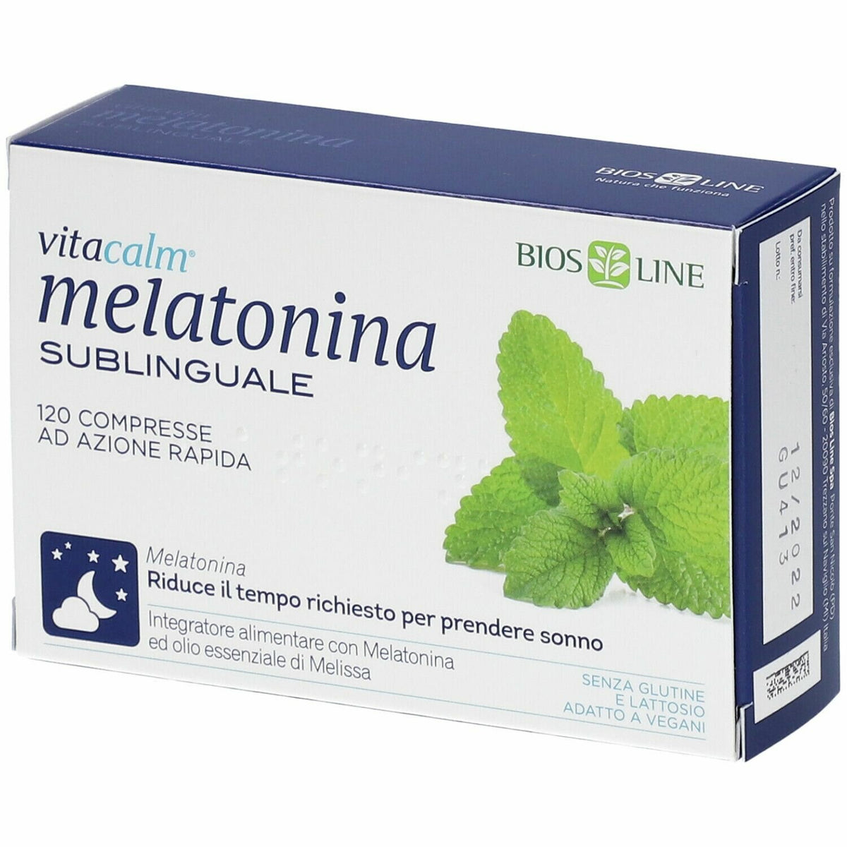 Vitacalm melatotina 120 compresse sublinguali