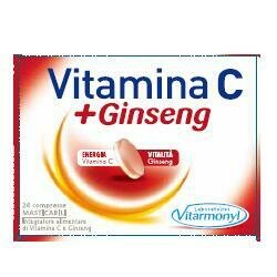 Vitamina c + ginseng 24 compresse