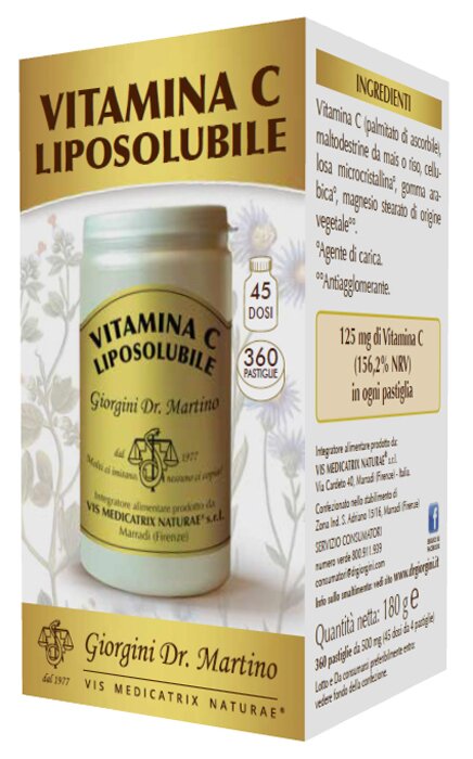 Vitamina c liposolubile 360 pastiglie