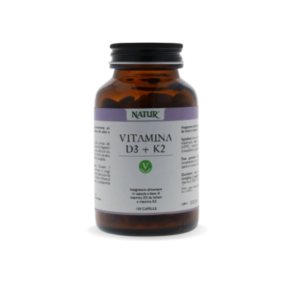 Vitamina d3+k2 150cps
