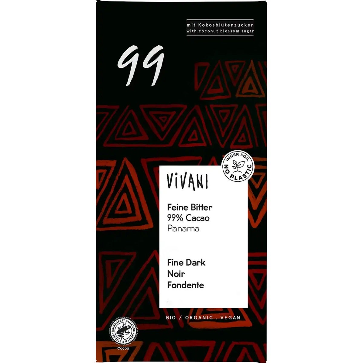 Vivani cioccolato fondente 99%