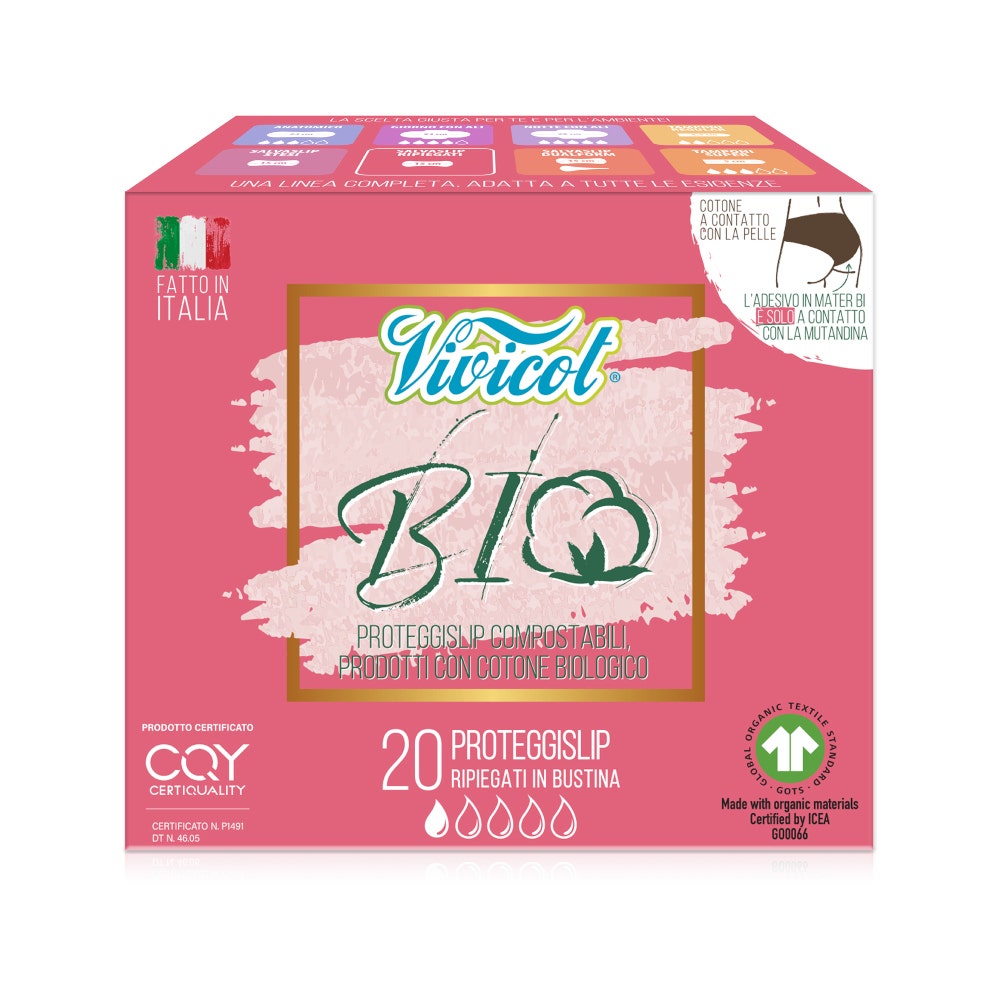 Vivicot salvaslip cotone 20 pezzi