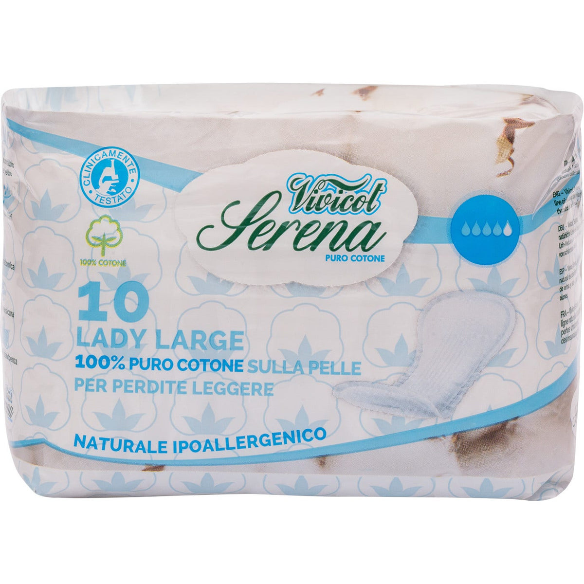 Vivicot serena lady large 10 pezzi