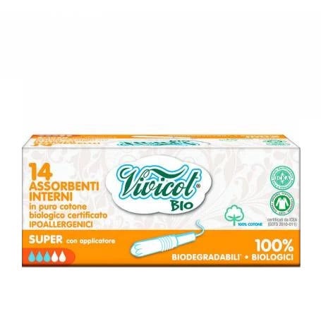 Vivicot tampone int super 14 pezzi