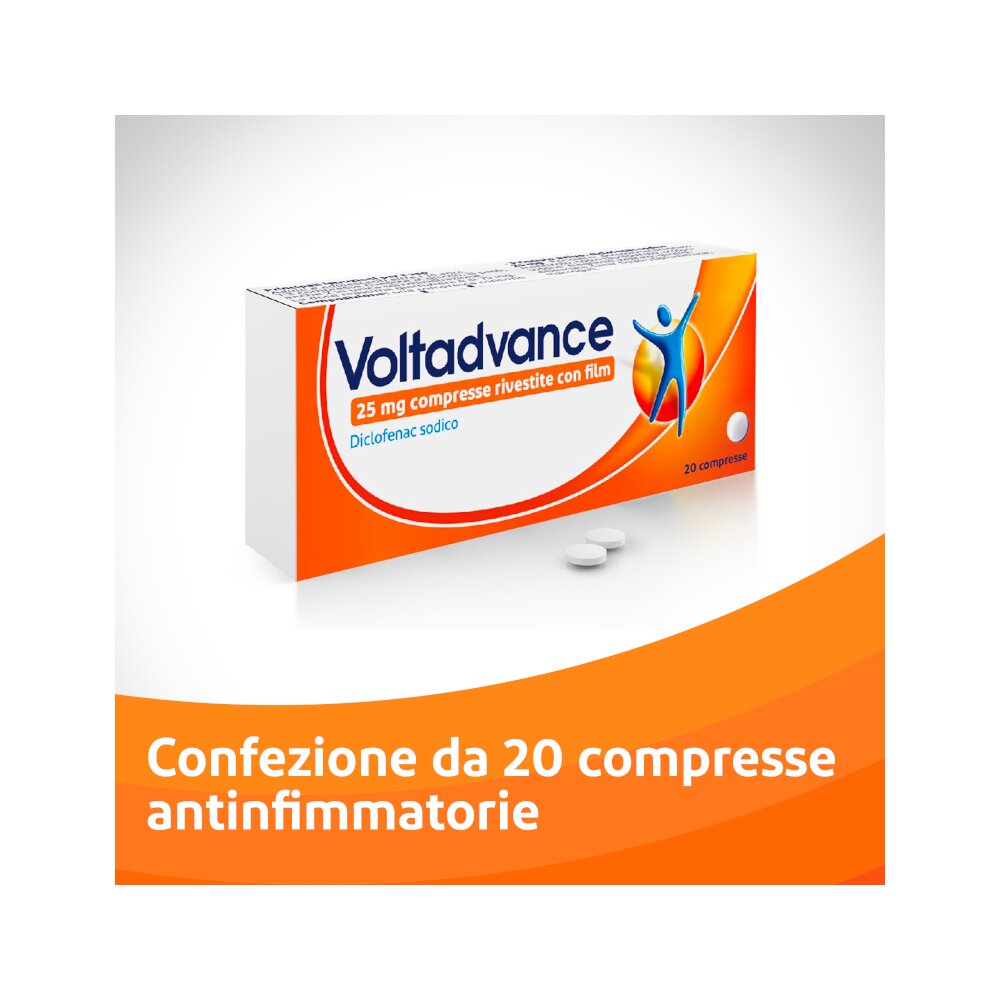 Voltadvance 25 mg Dolori Articolari 20 Compresse rivestite