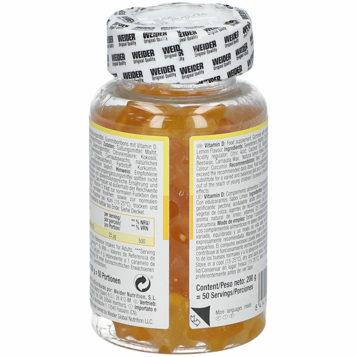 Weider vitamin d up 50caram