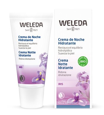 Weleda crema notte idratante all'iris 30 ml
