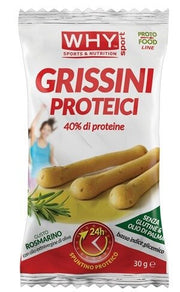 Whynature grissini proteici rosmarino 30 g