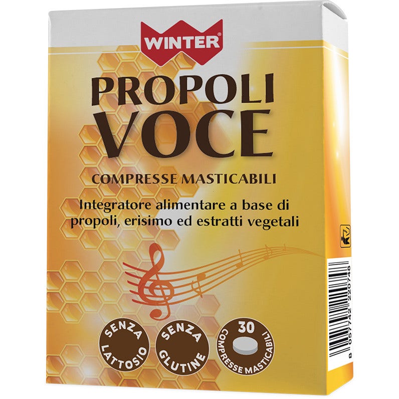 Winter propoli voce 30 compresse masticabile