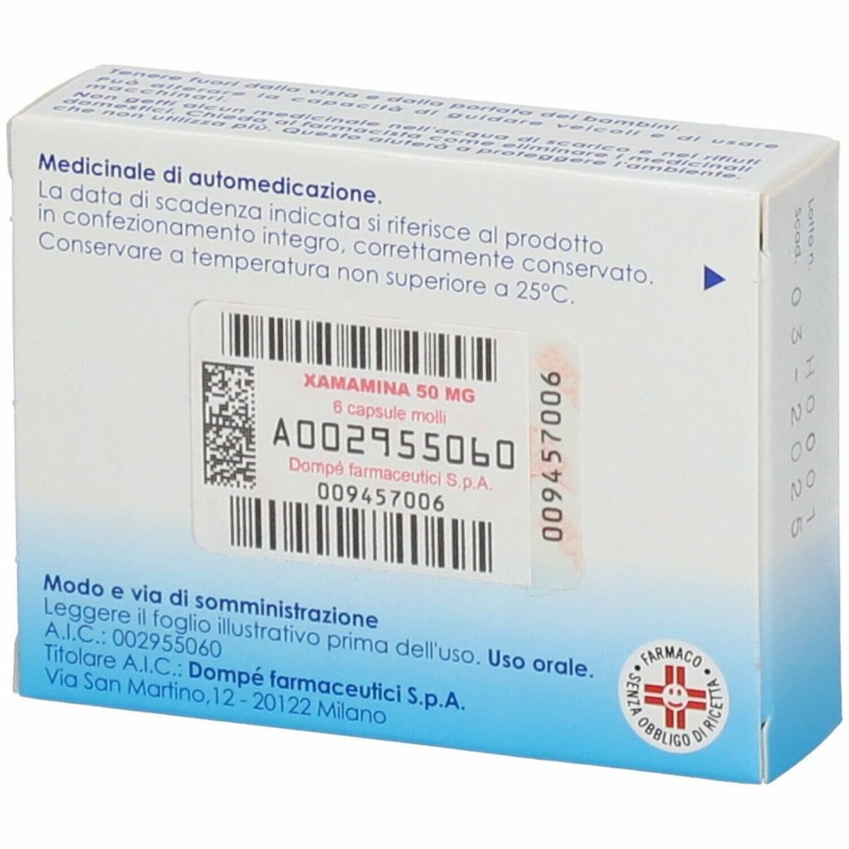Xamamina Antinausea 6 capsule 50mg