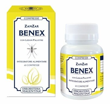 Zanzar benex compresse 60 compresse