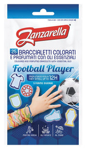 Zanzarella braccialetti football player 25 pezzi