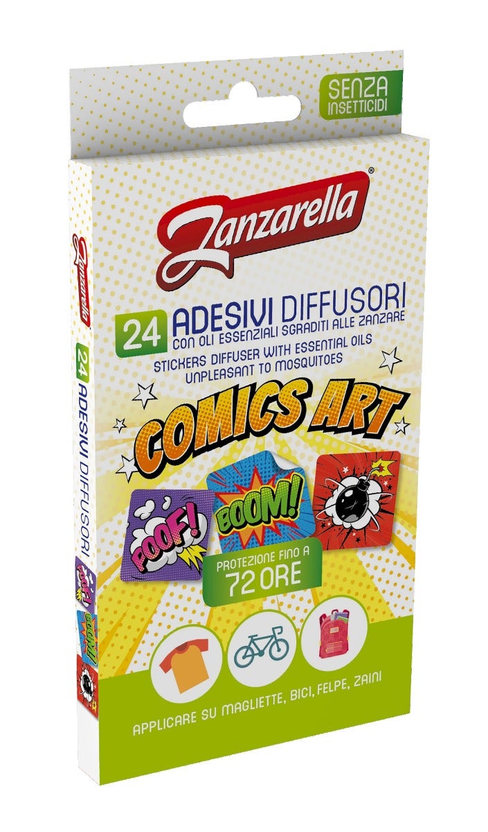 Zanzarella sticker teen 24 pezzi