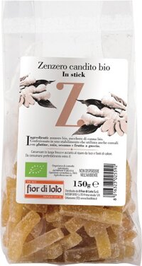 Zenzero candito stick bio 150 g
