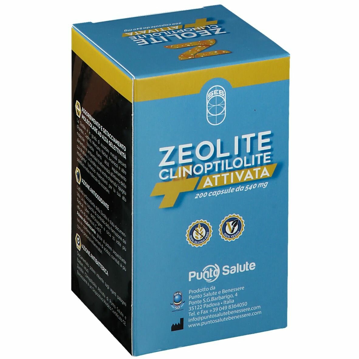Zeolite attivata 200cps 108g