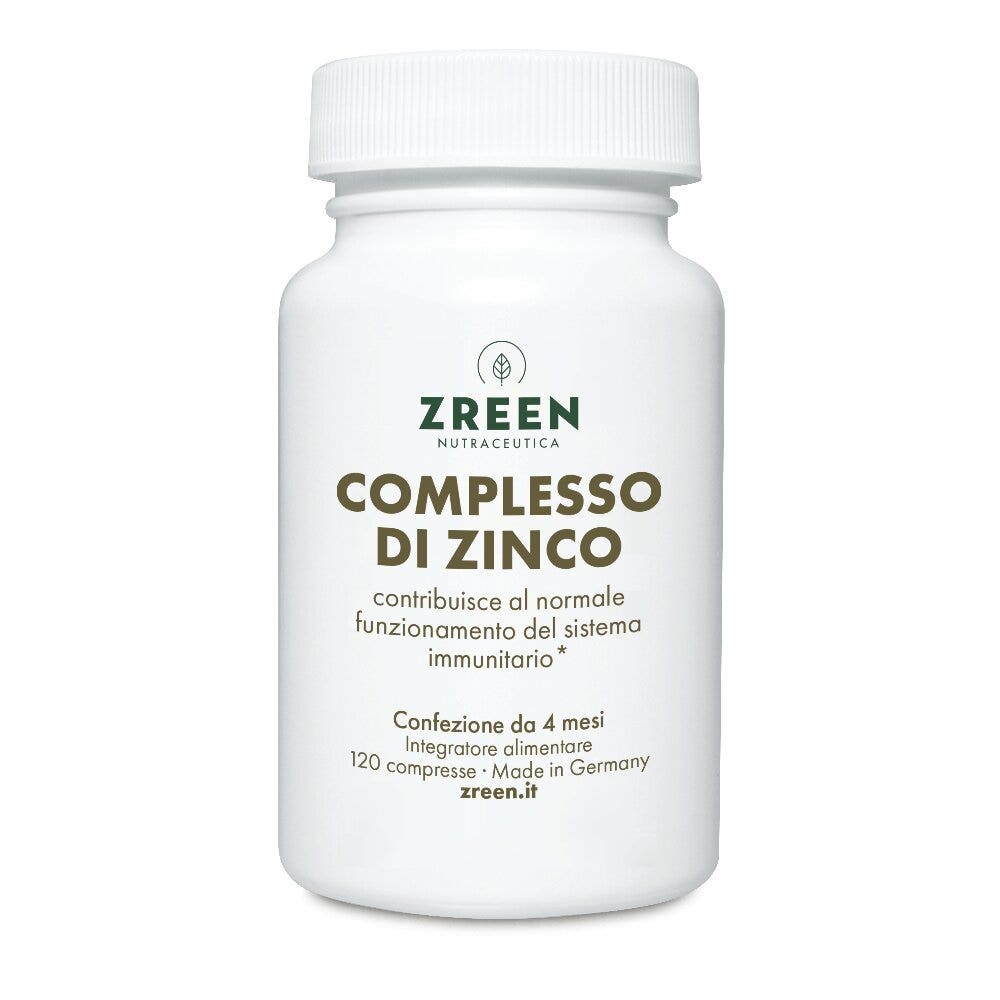 Zreen complesso di zinco 120 compresse