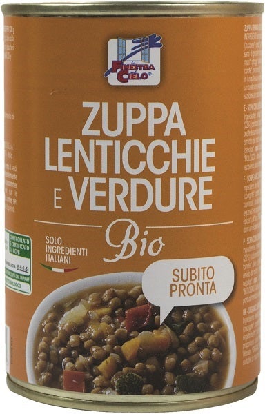 Zuppa lenticchie verdure bio